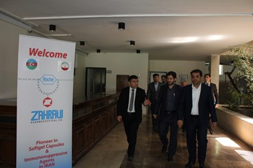 حضور سفير کشور آذربايجان در داروسازي  زهراوي 