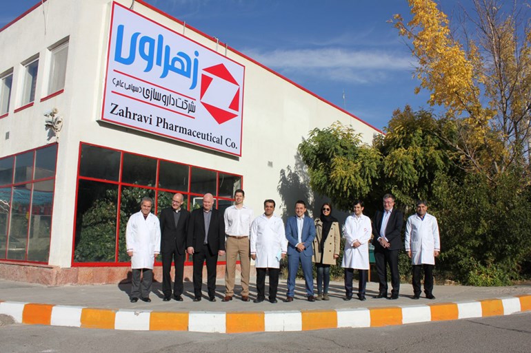 بازدید تعدادی از مدیران شرکت Roche سویس از داروسازی زهراوی