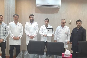 تبریک و تقدیر از مدیر عامل توسط شورای اسلامی کار و نماینده کارکنان و سرپرستان شرکت